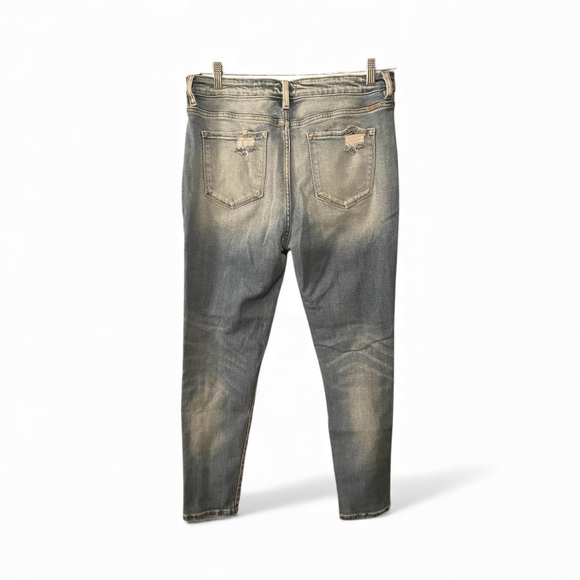 KanCan Distressed Light Blue Skinny Jeans - Picture 3 of 4